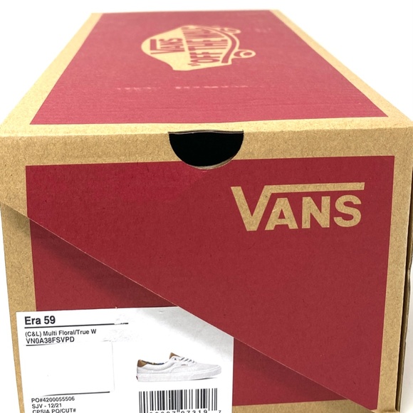 VANS ERA 59 C&L Multi Floral White Men’s Low Top Canvas Shoes Size VN0A38FSVPD - Picture 6 of 7